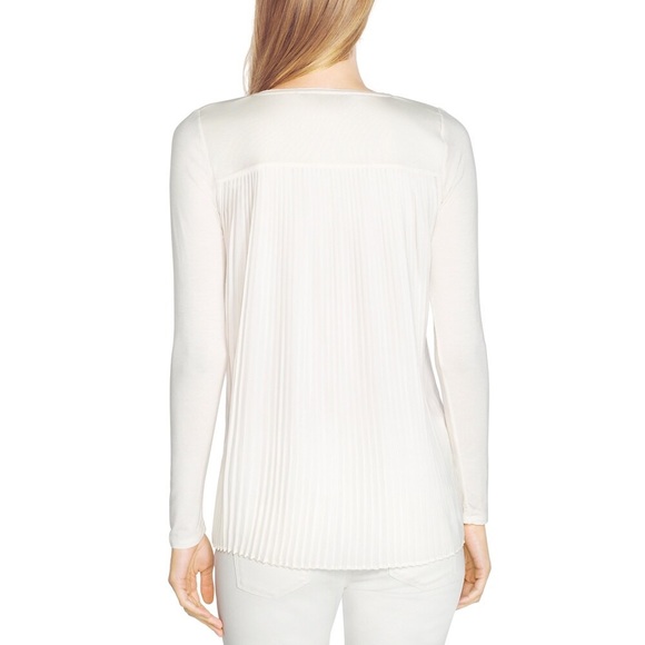 White House Black Market Pleat Back Top Size S. - Picture 3 of 8